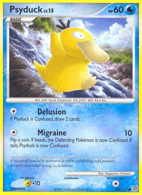 Psyduck (dp3-100) - Pokémon Card Database - PokemonCard