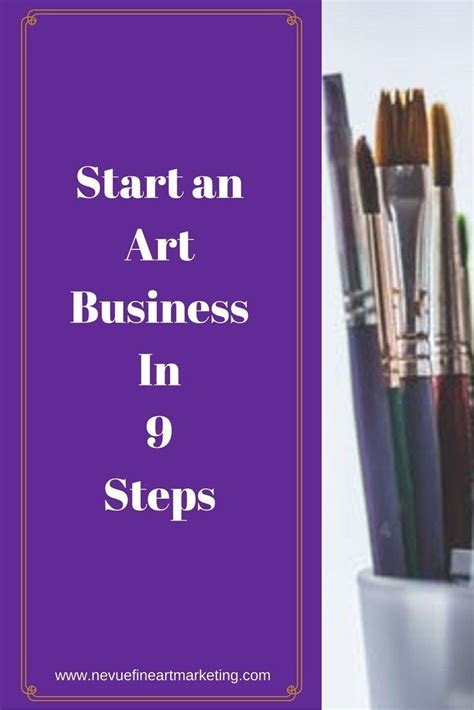 How To Start An Art Business In 9 Steps | Art business, Selling art online, Artist business