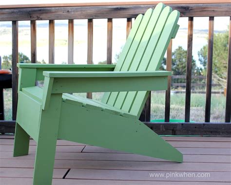 DIY Adirondack Chairs - PinkWhen