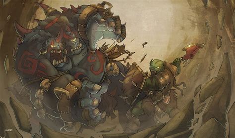 ogre magi vs. orc warrior by jouste on Newgrounds