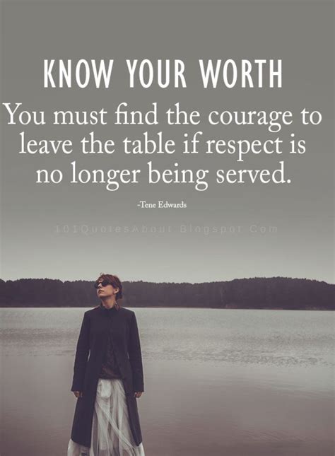 Know Your Worth Quotes know your worth you must find the courage to ...