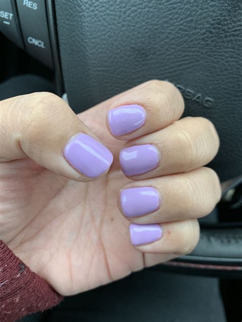DND542-Lovely Lavender | Lavender nails, Cute gel nails, Purple nails