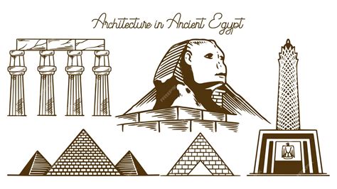 Egyptian Architecture Sketches