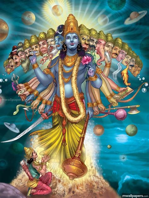 Dashavatara of Lord Vishnu | เทพเจ้าอินเดีย, ภาพวาดพระพิฆเนศ, เทพปกรณัม