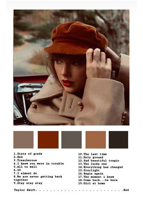 red taylor’s version polaroid en 2022 | Paletas de colores, Póster de música, Disfraz taylor swift