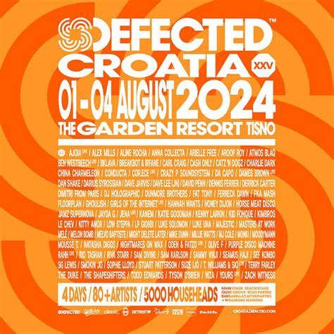 Defected Croatia 2024 full line-up