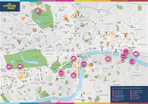 London pass map | Map, London pass, London