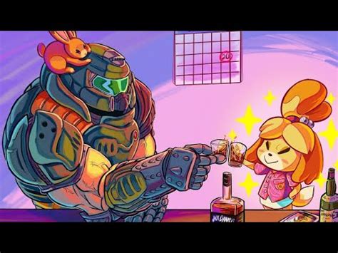 Cute Isabelle and Doomguy Comics (Animal Crossing x Doom Comic Dub ...