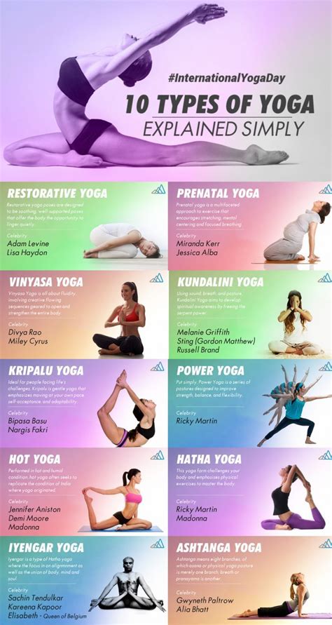 10 Types of Yoga – Choose One That Fits Your Need #Yoga #GetHealthy # ...