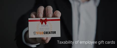 Taxability of employee gift cards | Stub creator