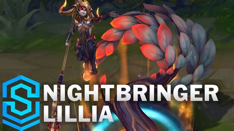 Nightbringer Lillia Skin Spotlight - Pre-Release - League of Legends - YouTube