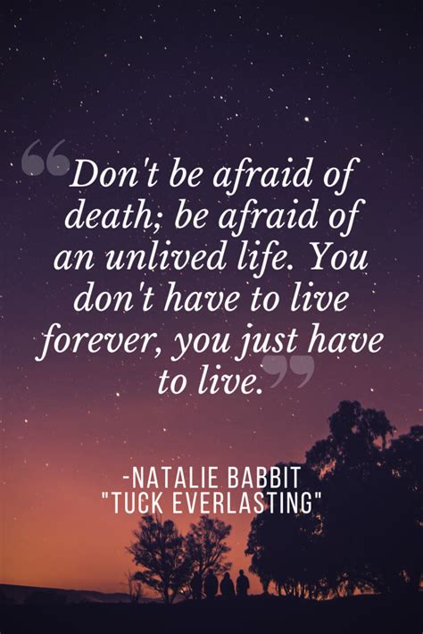 Quotes from Tuck Everlasting by Natalie Babbitt - Literary Ladies Guide