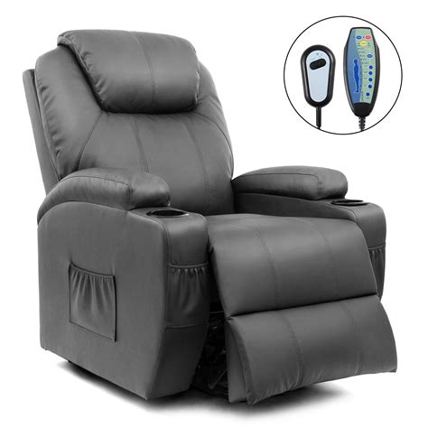 Free 2-day shipping. Buy Walnew Power Lift Recliner with Massage and ...