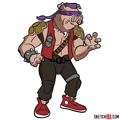 How to draw Bebop from TMNT | Tmnt, Cartoon turtle, Bebop and rocksteady