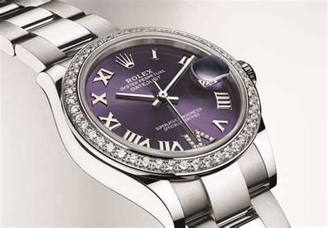 Rolex Oyster Perpetual Datejust 31 range produced in white Rolesor gold