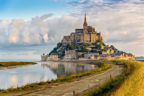 How's this for a view! Mont Saint-Michel sits one km off the ...