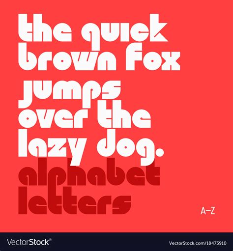 Quick brown fox jumps over the lazy dog latin Vector Image