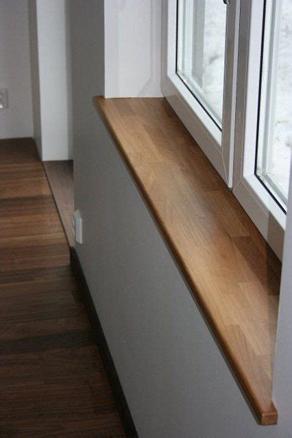 Wooden windowsill | Interior window trim, Home interior design, Wooden window sill