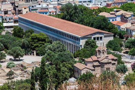 Museum at Ancient Agora Athens Greece Editorial Stock Image - Image of ...