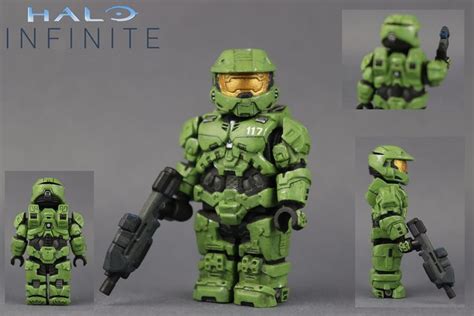 TheMooseFigs Custom Casted LEGO Halo Infinite: Master Chief in 2021 | Lego halo, Lego custom ...