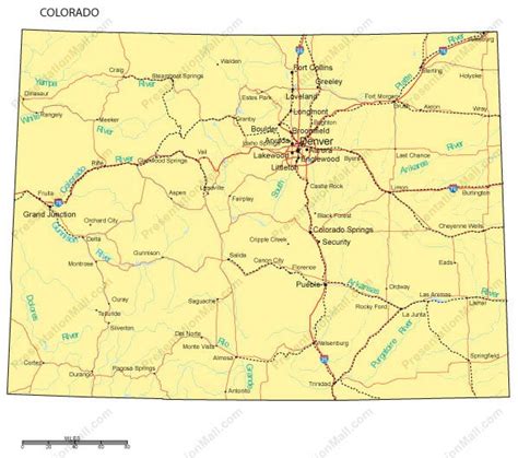 Colorado Map Major Cities - Living Room Design 2020