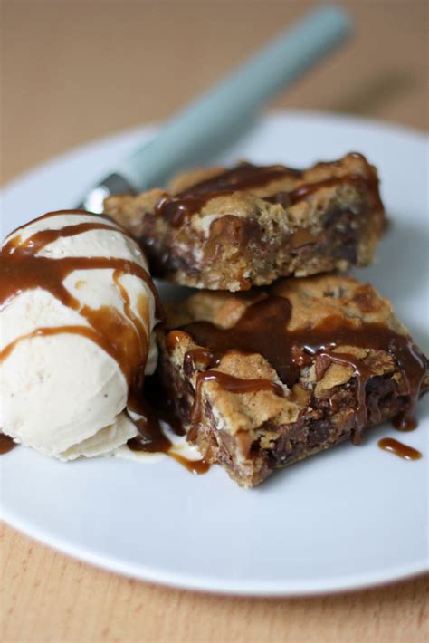 Twix and Salted Caramel Cookie Bars - Everyday Reading