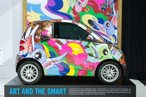 Smart Colors Car on Display at the LA Auto Show. Editorial Photography - Image of move, december ...