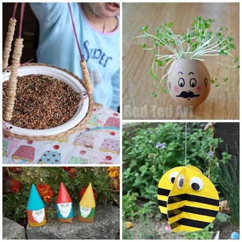 Kid's Garden Crafts: 28+ creative ideas for the little ones