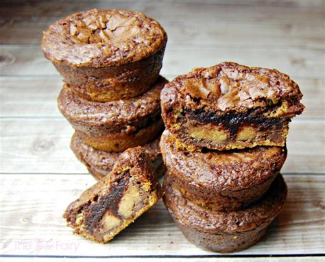 Peanut Butter Cookie Brownie Cups | The TipToe Fairy