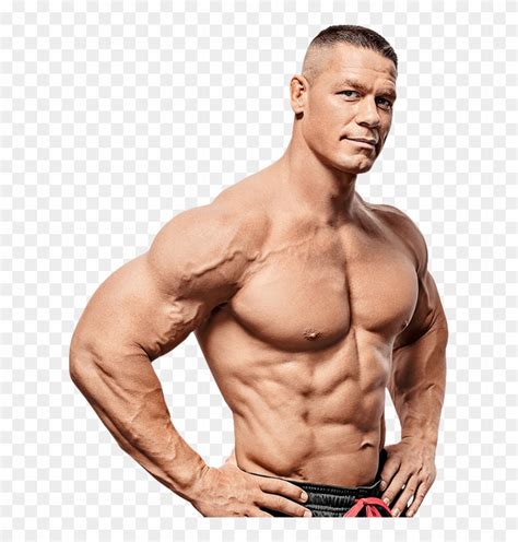 John Cena - John Cena Body Muscles, HD Png Download - 617x800(#252929 ...