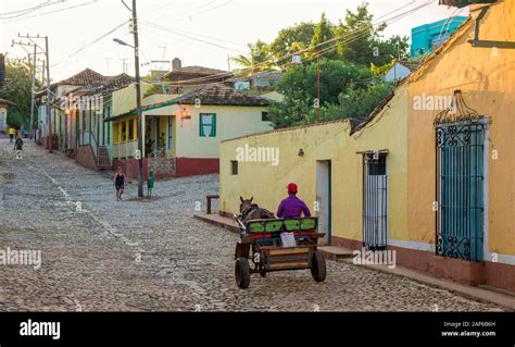 Trinidad in the historic old town, Cuba Stock Photo - Alamy