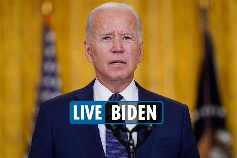 Biden speech today LIVE - Joe giving another speech after national security address as 'Taliban ...