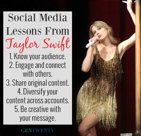 Five Social Media Lessons From Taylor Swift - GenTwenty