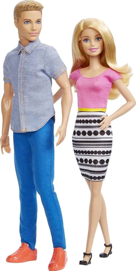 Barbie Dolls Set Barbie And Ken 2-Pack Blonde Barbie Doll With ...