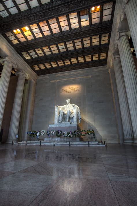 Interior of the Lincoln Memorial