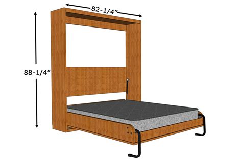 King Murphy Bed Dimensions - Image to u