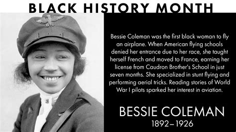 Bessie Coleman Timeline