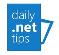 Daily .Net Tips