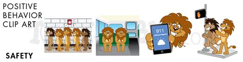 Lion-Safety-Clipart - PBIS Posters