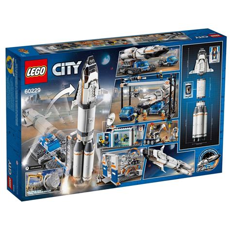 LEGO City Space Rocket Assembly & Transport Model Rocket Building Set ...