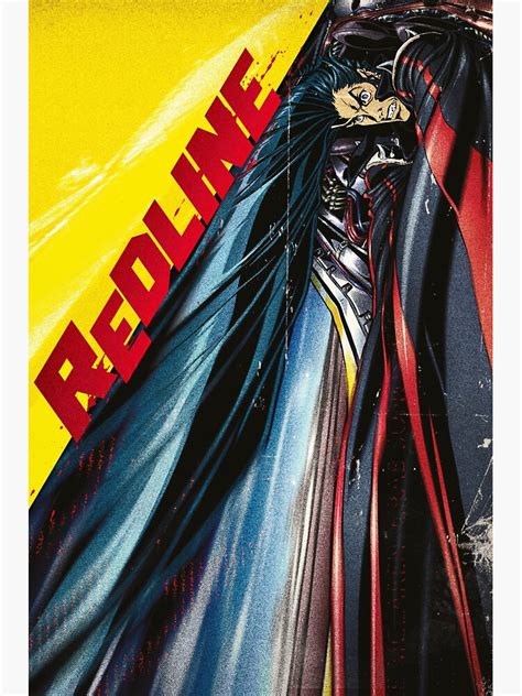 "Redline Anime Movie Poster" Sticker for Sale by AmazingMazen | Redbubble