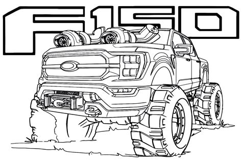 Ford Raptor Coloring Pages