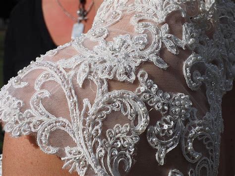 wedding dress, corset, buttons, eng, fabric, great, beads, noble ...