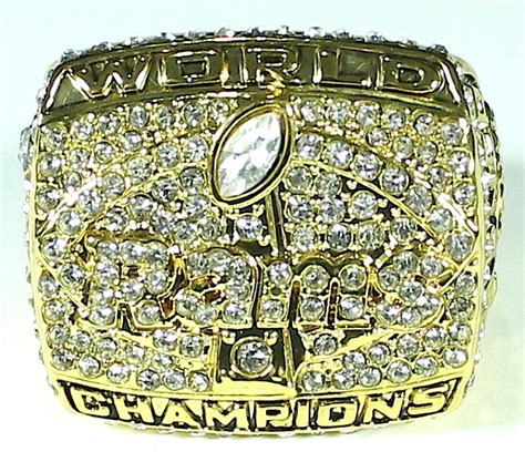 Kurt Warner St. Louis Rams High Quality Replica 1999 Super Bowl XXXIV Championship Ring ...