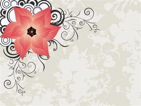 Stylish Flower Powerpoint Templates for Powerpoint Presentations, Stylish Flower Powerpoint PPT ...