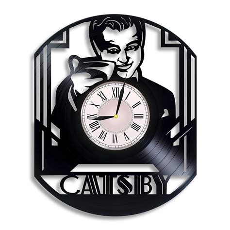 Buy The Great Gatsby Vinyl Record Wall Clock, Great Gatsby Novel, Great Gatsby Movie, Great ...