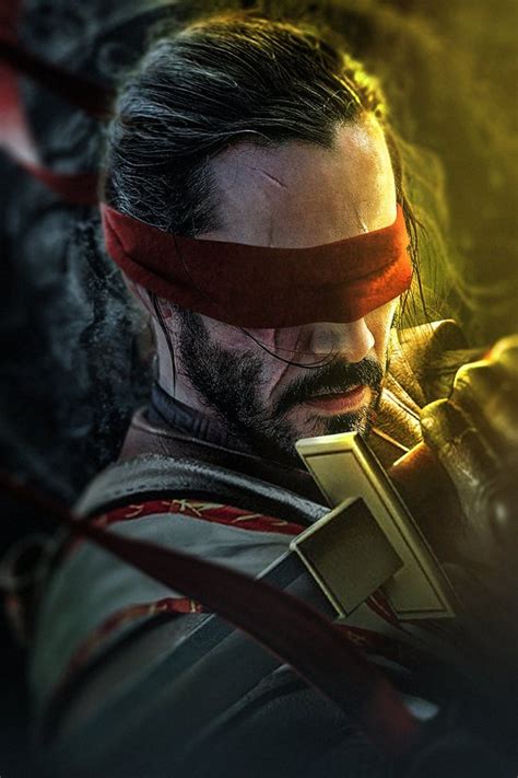 Keanu Reeves as Kenshi from Mortal Kombat : MortalKombat