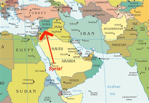 map-of-syria-and-surrounding-countries - Luật Khoa tạp chí