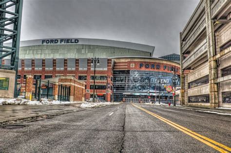 Ford Field editorial photo. Image of playoff, detroit - 50018056