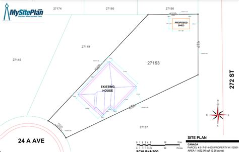 Simple plot plan drawn by our designers and emailed as a PDF within 1 ...